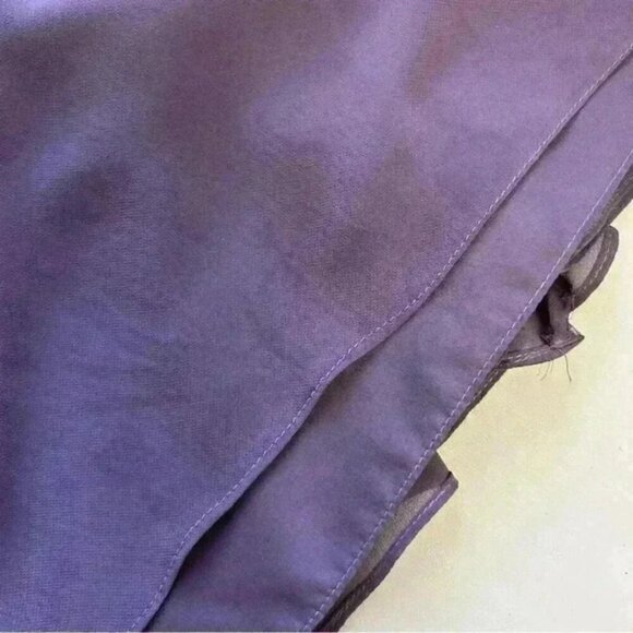 Bill  Levkoff Strapless Chiffon Formal Evening Gown Victorian Lilac Purple 16 - Picture 12 of 15